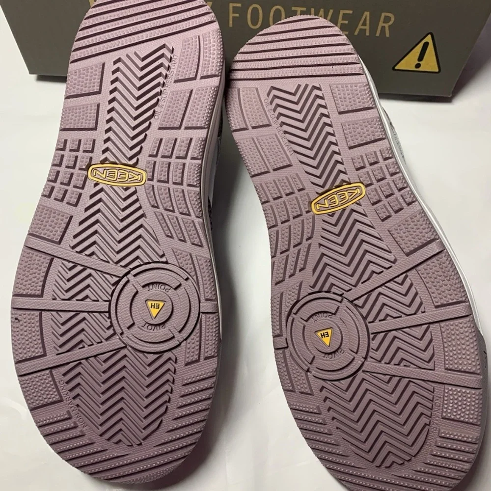 KEEN Utility Women’s Sz 7 Overton Work Sneakers Low Height Composite Toe Shoes